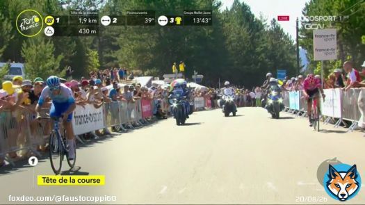 Epic ride by Matthews who catches back and drops Bettiol! #TDF2022
