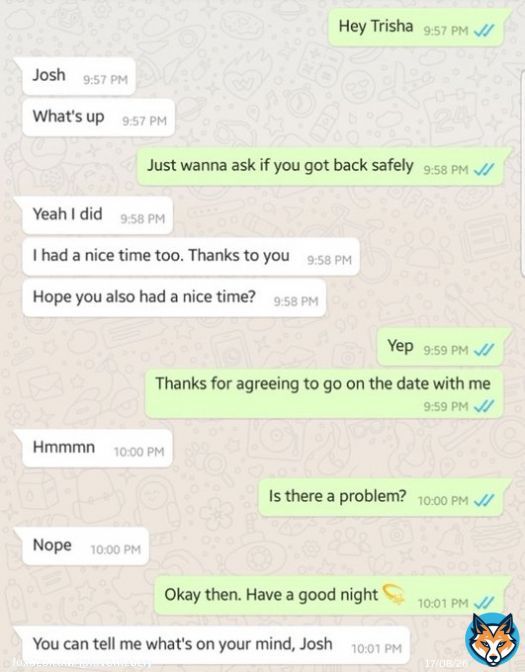 This funy conversation between this guy and his first date is the funniest thing you will read online today  A thread