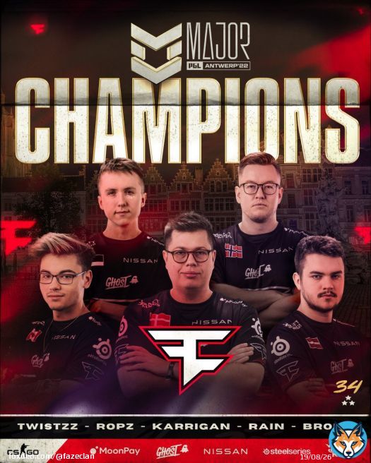 MAJOR CHAMPIONS  \ud83c\udfc6  #PGLMajor  | #FaZeUp