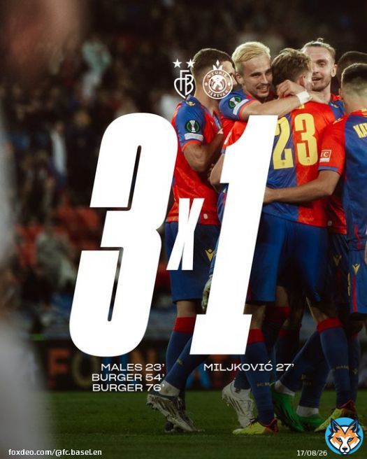 ???????????????? ????????????????  FC Basel 3-1 Pyunik  A penalty from Males and a brace by Burger seal the win. Starting as we mean to go on in the @europacnfleague!   #FCBFCP #UECL #MirSinBasel
