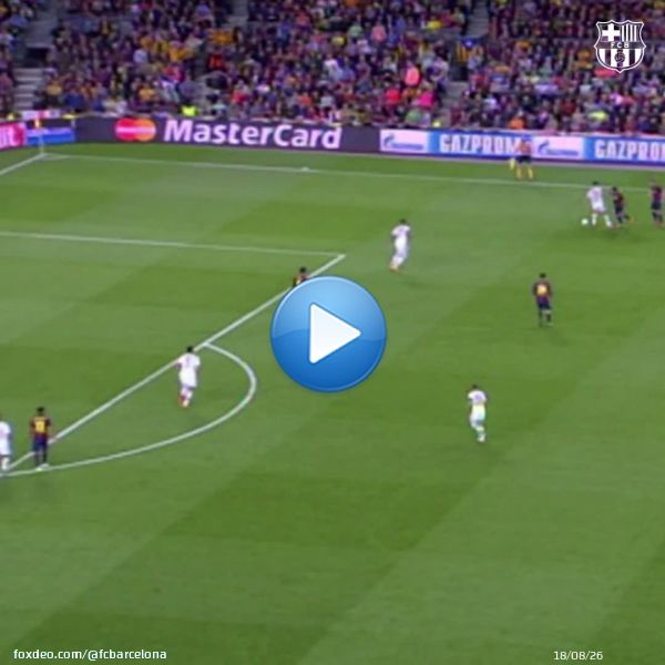 What a moment #Bar&ccedil;aBayern