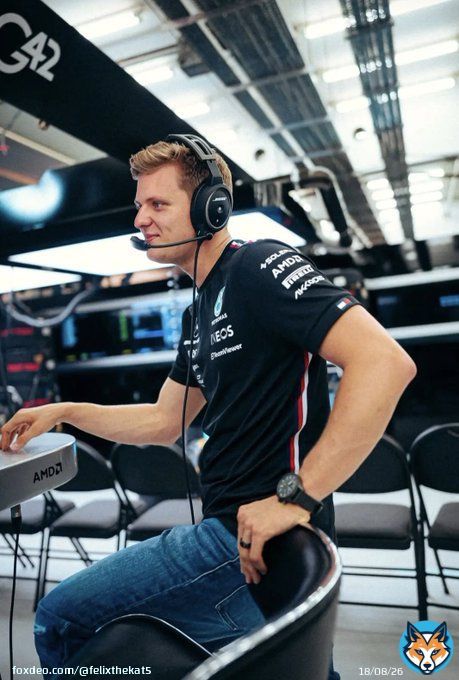 When Mick is looking where Haas finish his firts race.....