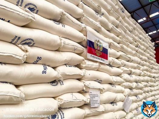 Rusia don&oacute; a Nicaragua 348 toneladas m&eacute;tricas de harina de trigo para la merienda escolar de los ni&ntilde;os y ni&ntilde;as de las escuelas p&uacute;blicas  As&iacute; es la solidaridad