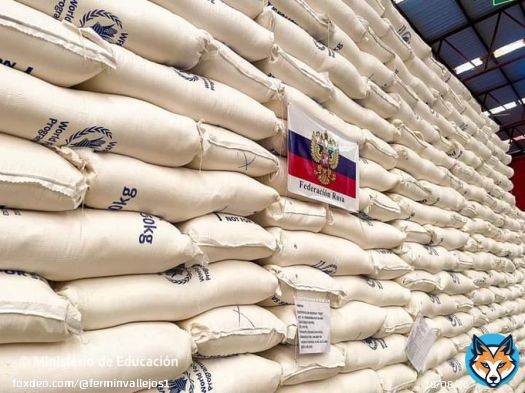 Rusia don&oacute; a Nicaragua 348 toneladas m&eacute;tricas de harina de trigo para la merienda escolar de los ni&ntilde;os y ni&ntilde;as de las escuelas p&uacute;blicas  As&iacute; es la solidaridad