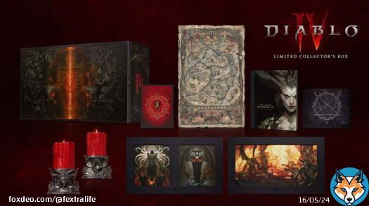 Fextralife #Giveaway LIVE  Great news! We're giving away another Limited Collector’s Box for #Diablo4! The winner will be announced on the 20th!  Includes: Candle of Creation Mousepad  Cloth Map of Sanctuary Art Book & More!   ENTER:   #DiaabloIV