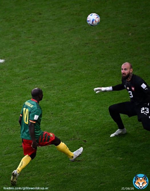 أول لاعب إفريقي يدخل بديلًا فيسجل ويصنع في نفس المباراة  فينسنت أبو بكر يصنع التاريخ في كأس العالم FIFA أمام صربيا   @FecafootOfficie | @AlNassrFC | #كأس_العالم_FIFA | #قطر2022