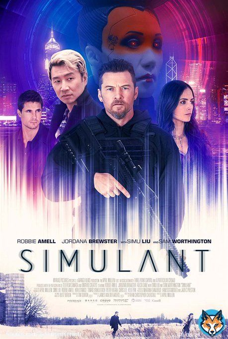 Premi&egrave;re affiche promotionnelle pour le film #Simulant   Apr&egrave;s la perte de son mari, Faye cherche du r&eacute;confort en utilisant un simulant andro&iuml;de cr&eacute;&eacute; &agrave; son image. Peu &agrave; peu, l'andro&iuml;de est prr&ecirc;t &agrave; tout pour la s&eacute;duire   fb/DailyJordanna