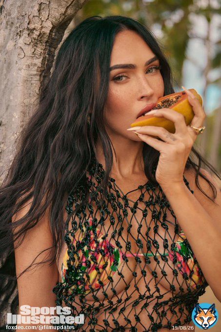 Megan Fox photographed by Greg Swales for Sports Illustrated