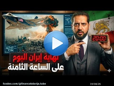 نهاية ايران اليوم على الساعة الثامنة بتوقيت أمريكا