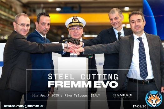 Today, at our Riva Trigoso shipyard, took place the steel-cutting ceremony of the first of two next-generation FREMM frigates of the &ldquo;EVOLUTION&rdquo; version, known as &ldquo;FREMM EVO&rdquo;, in the presence, among others, of the Director of the Naval Armaments Directorate - #NAVARM, AdmiralShow more