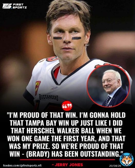 Jerry Jones speaks on Cowboys beating Tom Brady in QB's final game:  ,&ldquo;I'm proud of that win&rdquo;  #NFL #nflplayoffs #TomBrady