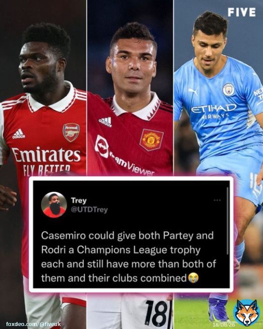 Casemiro&rsquo;s success can&rsquo;t be touched by his competitors   CC: @UTDTrey