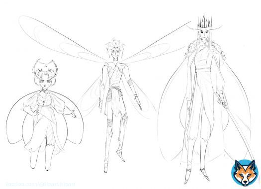 Cookie run, but make it fairy au \ud83e\udd2d   #cookierunfanart #cookierunkingdom #purevanillacookie #darkcacaocookie #hollyberrycookie