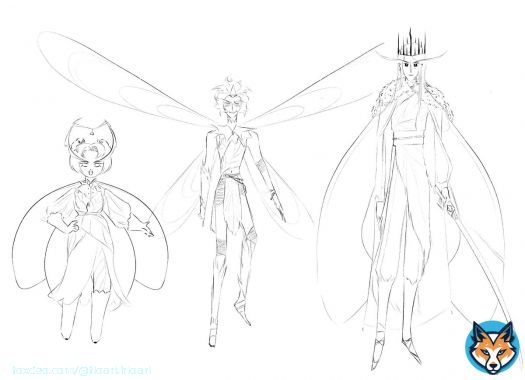 Cookie run, but make it fairy au \ud83e\udd2d   #cookierunfanart #cookierunkingdom #purevanillacookie #darkcacaocookie #hollyberrycookie