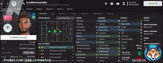 'Can' değil de 'Dan' olsaymış isim soyisim birbirine daha uygun olacakmış :)) direk hakkın rahmeti.   @fmmemory @fmtutkunuu @fmdelisi99 @fmasigi @FmSohbetleri   #FM23 #FootballManager2023 #FM2023 #FootballManager23  #FootballManager #Fenerbah&ccedil;dil;e