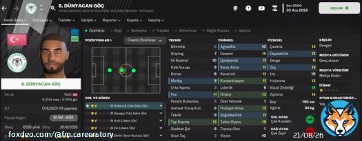 'Can' değil de 'Dan' olsaymış isim soyisim birbirine daha uygun olacakmış :)) direk hakkın rahmeti.   @fmmemory @fmtutkunuu @fmdelisi99 @fmasigi @FmSohbetleri   #FM23 #FootballManager2023 #FM2023 #FootballManager23  #FootballManager #Fenerbah&ccedil;dil;e