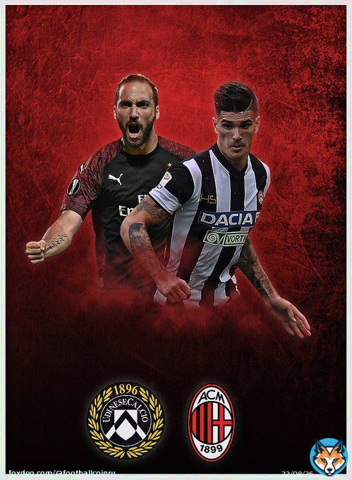 #ЧЕМПИОНАТИТАЛИИ - 4 НОЯБРЯ 2018 #УДИНЕЗЕМИЛАН @SerieARu  @Udinese_1896 @acmilan @YaSportSerieA #YouAreTheManager