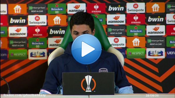 'Our priority is the two competitions.'    Mikel Arteta says Arsenal are taking the Europa League seriously with the team currently in a title race