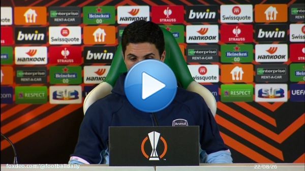 'Our priority is the two competitions.'    Mikel Arteta says Arsenal are taking the Europa League seriously with the team currently in a title race