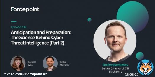 In this part two episode, we continue with Dmitry Bestuzhev (@dimitribest), Senior Director of Cyber Threat Intelligence (CTI) at @BlackBerry. We discuss the perils of navigating malicious websites, leveraging context for defense and more:   #cybersecurity