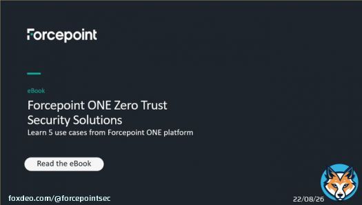 Discover how Forcepoint ONE helps agencies manage and advance toward meeting Zero Trust outcomes:    #zerotrust #securitysolutions #forcepoint