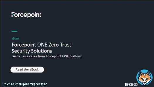 Discover how Forcepoint ONE helps agencies manage and advance toward meeting Zero Trust outcomes:    #zerotrust #securitysolutions #forcepoint