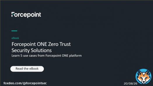 Discover how Forcepoint ONE helps agencies manage and advance toward meeting Zero Trust outcomes:    #zerotrust #securitysolutions #forcepoint