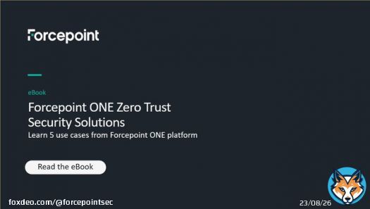 Discover how Forcepoint ONE helps agencies manage and advance toward meeting Zero Trust outcomes:    #zerotrust #securitysolutions #forcepoint