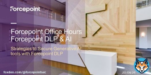 On December 13th, Jason Kemmerer, Solutions Architect at Forcepoint, and Marc Lampert, Senior Program Manager at Forcepoint, will be hosting an Office hours session on advice & guidance on using Forcepoint DLP to secure #GenerativeAI tools. Register:
