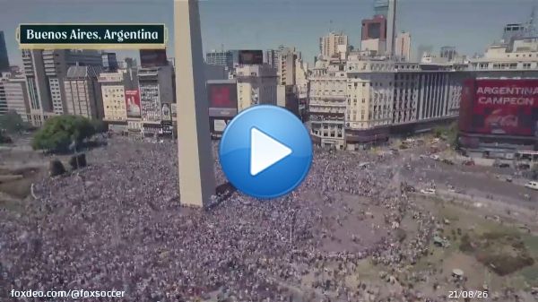 This time lapse of Buenos Aires after winning the FIFA World Cup is WILD