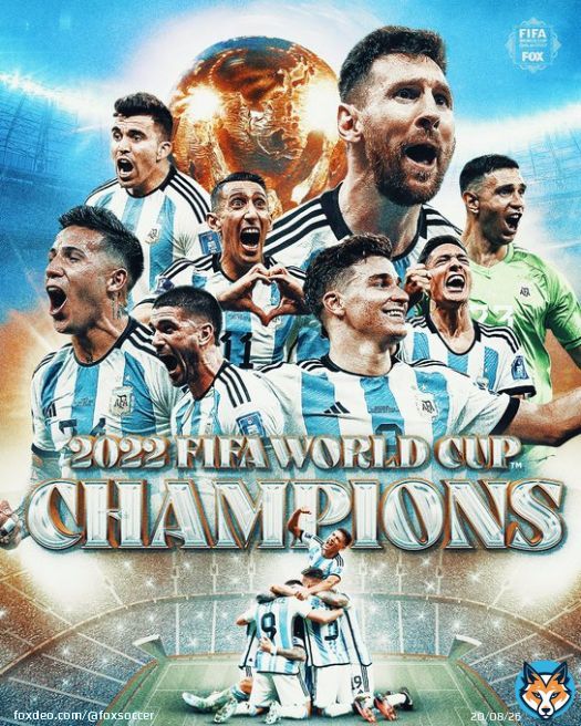 ARGENTINA IS THE 2022 FIFA WORLD CUP CHAMPION