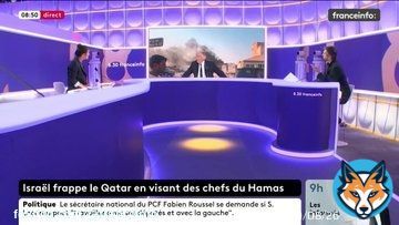 Frappes isra&eacute;liennes &agrave; Doha  &ldquo;Qu&rsquo;est ce qui appara&icirc;t derri&egrave;re cette frappe ? La volont&eacute; d'Isra&euml;l de ne pas avancer vers la paix. Isra&euml;l poursuit le r&ecirc;ve du grand Isra&euml;l, d&rsquo;un neettoyage ethnique &agrave; gaza et d&rsquo;une annexion en Cisjordanie&rdquo;, affirme Dominique de Villepin