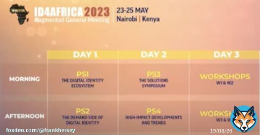 First details of content for @ID4Africa 2023 in Nairobi:  digital ID policy successes; IDV examples from Africa and beyond; successes of India's Aadhaar and organic development of digi ID in USA as lessons; biometrics and inclusion; digital stacks; ccivil registration