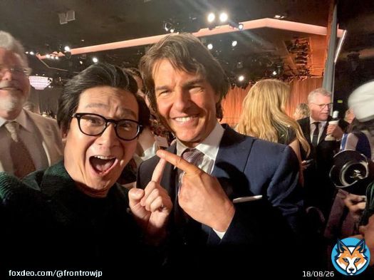 今はアフパで忙しいだろうが、もう少ししたらキー・ホイ・クァンのインスタに恒例の&rdquo;この有名人見てー！&rdquo;写真があがってくるだろう。（写真は今年の他イベントより）  #アカデミー賞 #Oscars #AcademyAwards &copy;️Ke Huy Quan
