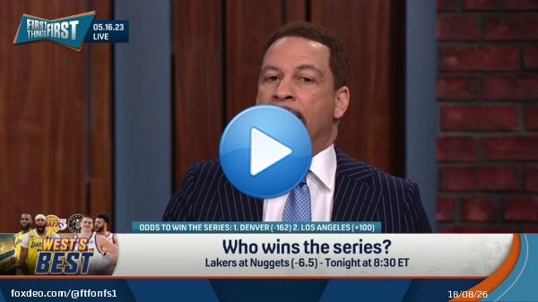 'I have Denver winning Game 1. But I've just grown tired of betting against LeBron James. Lakers in 7.'  &mdash; @Chris_Broussard