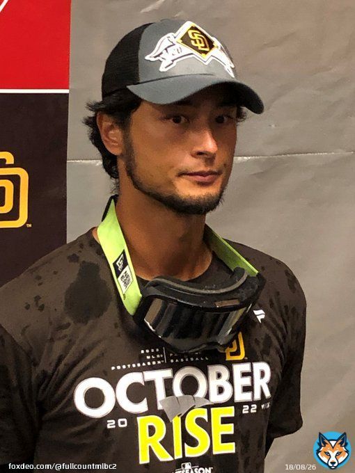 地区シリーズ進出を決めた #パドレス   #ダルビッシュ有 投手は、ドジャースとの大一番に向けて「自分はドジャースと対戦するのが一番好きなので、大きな舞台で対戦できることを凄く楽しみにしています」と意気込みを語りました  #TimeToShine #CaptureTheMoment @Padres