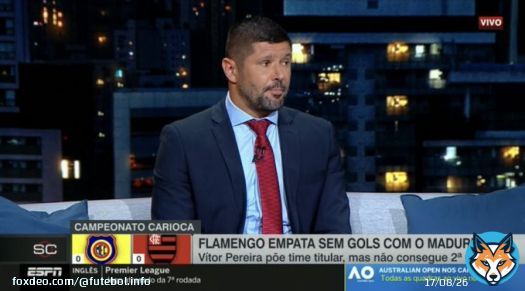 &ldquo;Quando come&ccedil;ou a mexer, V&iacute;tor Pereira encheu a &aacute;rea de atacantes, colocou o Marinho na ala, e eu tenho receio disso. Entendo que &eacute; in&iacute;cio de ano, n&atilde;o tinha lateral reserva, ele est&aacute; testando, mas me assusta pelas lembran&ccedil;as do Paulo Sousa.&rdquo;   F&aacute;bio Luciano, na ESPN.  ESPN
