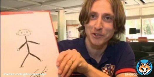 ルカ・モドリッチ(クロアチア代表)  実は絵が下手くそ
