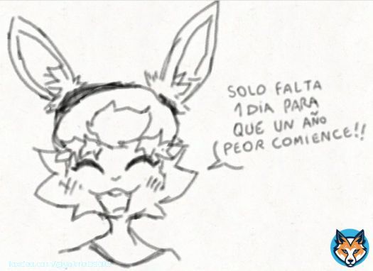 'just one day left for a worst year to begin!!' (I hate drawing on my phone btw) Spanish stuff incoming- feliz a&ntilde;o nuevo cabros espero que la pasen bien y wea :D