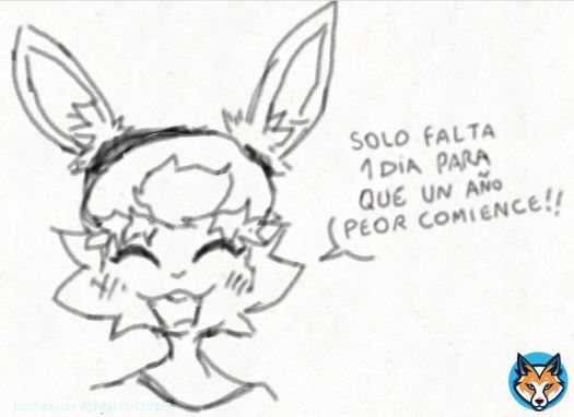 'just one day left for a worst year to begin!!' (I hate drawing on my phone btw) Spanish stuff incoming- feliz a&ntilde;o nuevo cabros espero que la pasen bien y wea :D