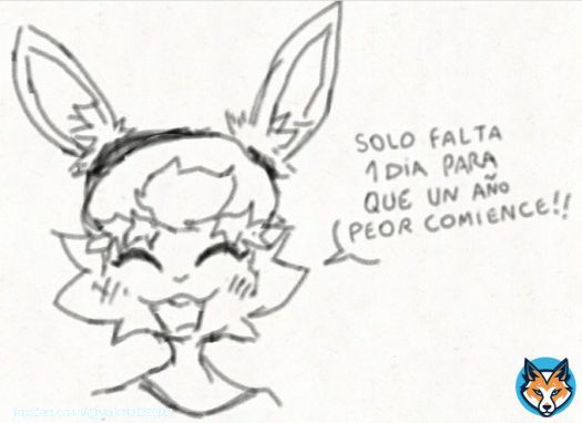 'just one day left for a worst year to begin!!' (I hate drawing on my phone btw) Spanish stuff incoming- feliz a&ntilde;o nuevo cabros espero que la pasen bien y wea :D