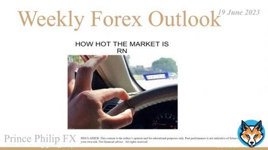 Forex Outlook - 19 JUN 2023 -=- Looking like we continue RISK ON following the FOMC and BOJ last week.   UK EU & SNB are up this week.  Watching for and of wk/mnth pull backs to get long    #AUDJPY $AUDJPY #EURJPY $EURJPY #GBPJPY $GBPJPY $EURUSD #EURUSD $GBPUSD #GBPUSD   1/3