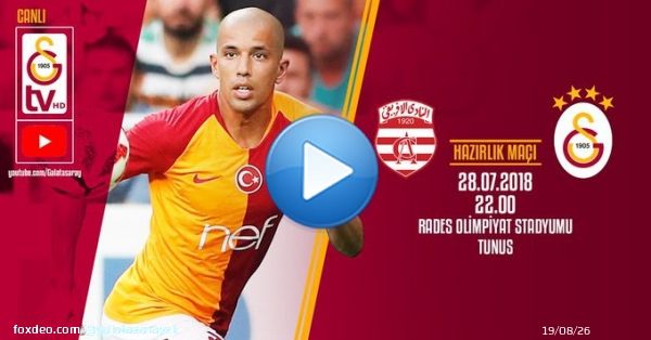 Club Africain   22.00  Tunus  Rades Olimpiyat Stadı  @GSTV     #CAvGS