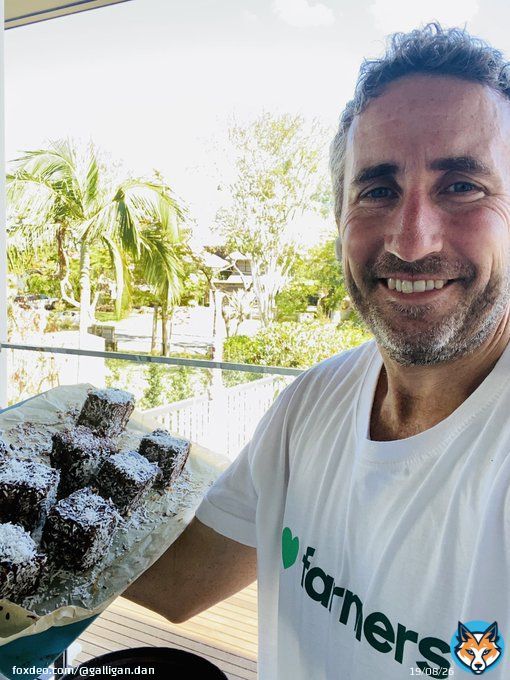 I have a fantastic career in agriculture and there are so many of them to choose from - celebrating #AgDayAu today @CANEGROWERS proving that I will never be a professional baker - thank a farmer for your next meal- find out more @NationalFarmers @QldFarmers #kitchencleanup!