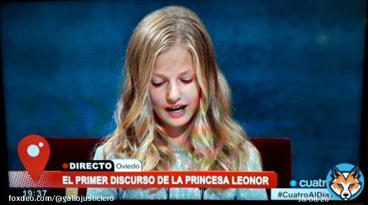 Debuta Leonor c&oacute;mo discursista, le da mil vueltas al putero de su abuelo #PremiosPrincesaDeAsturias #monarquia #cuatroaldia169