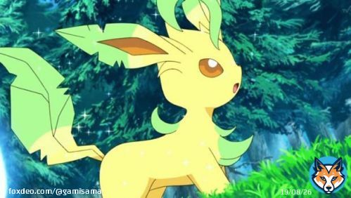 がみが進化するのは【リーフィア】争い事が嫌いな平和主義者。温厚で滅多に怒らない。だけど怒るとメチャクチャ怖い人。 #あなたをイーブイ化