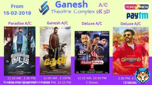Shows for this week #devfromfeb14 #dhillukudhuddu2 #chithirampesuthadi2 #viswasam   Book your Tickets now @paytm @TicketNew