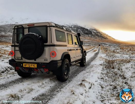 Stunning scenery and challenging off-road excursions during Day 1 of the media launch for the new INEOS Grenadier