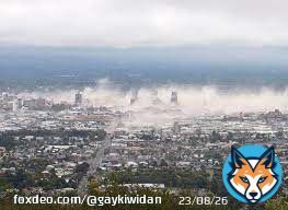 22 February 2011  At 12:51pm local, a 6.3m magnitude earthquake hit my home town. It was centred 6.7km SE of the CBD, at a depth of 5km.   Peak ground acceleration exceeded 1.8g (1.8x the acceleration of gravity). It was like being on a trampoline. /