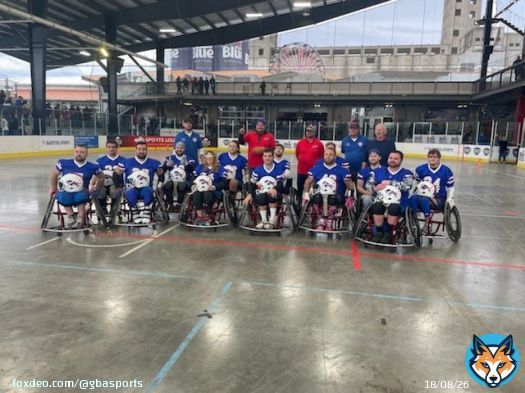 The Buffalo Bills wheelchair football team beat the Cleveland Browns last night, 13 to 6. What an amazing turnout. Thank you to everyone who supported along the way. #BillsMafia #BuffaloBills #WheelchairFootball